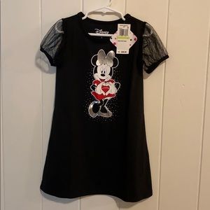 Brand New Girl’s Disney Minnie Heart Dress Size 4